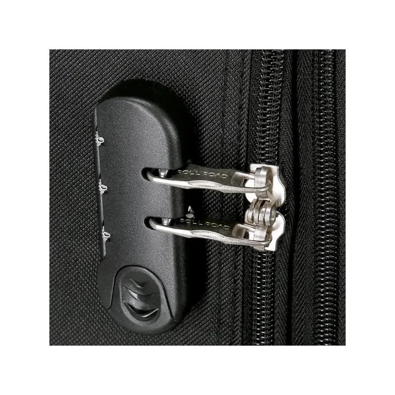 Textilný cestovný kufor ROLL ROAD ROYCE Black / Čierny, 76x48x29, 93L, 5019321 (large) 6