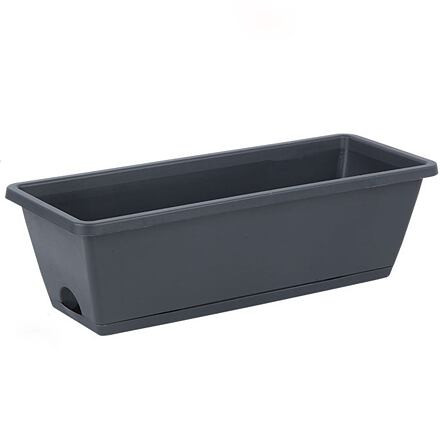 Merco Flora kvetináč s podmiskou antracitová