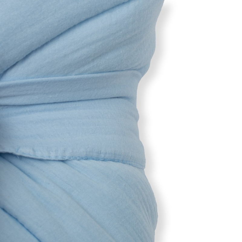 Mušelínová šnurovacia zavinovačka New Baby blue 2