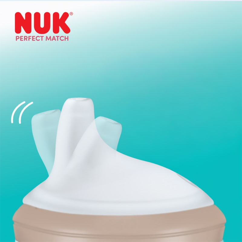 Dojčenská fľaša na učenie NUK Perfect Match DISNEY Minnie grey 150 ml 4