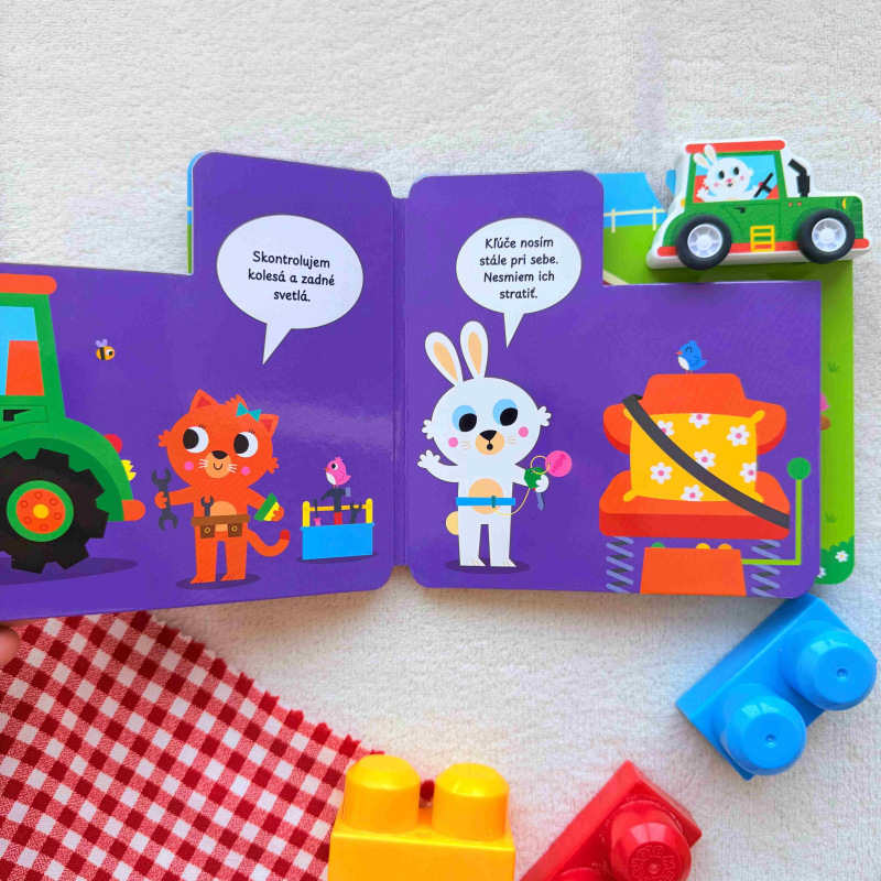 Zajko Hopko - kniha s autíčkom 1