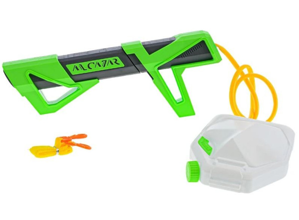 Vodná puška so zásobníkom na vodu, 4 farby 2