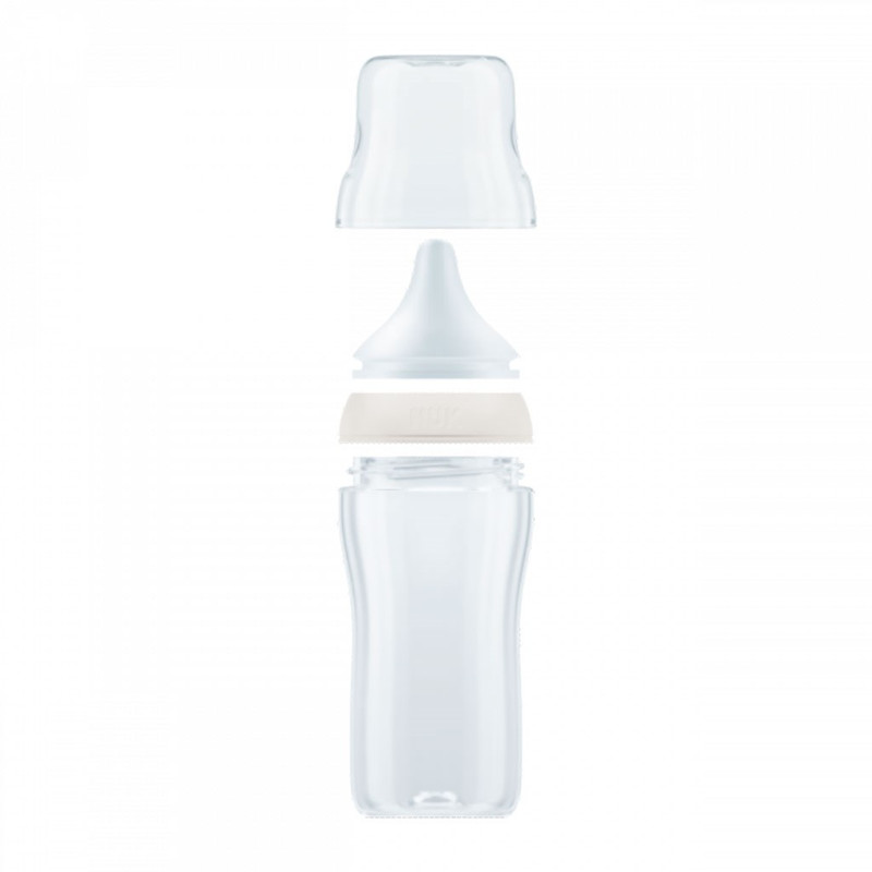 Dojčenská fľaša NUK Perfect Match MICKEY Temperature Control 260 ml red 1