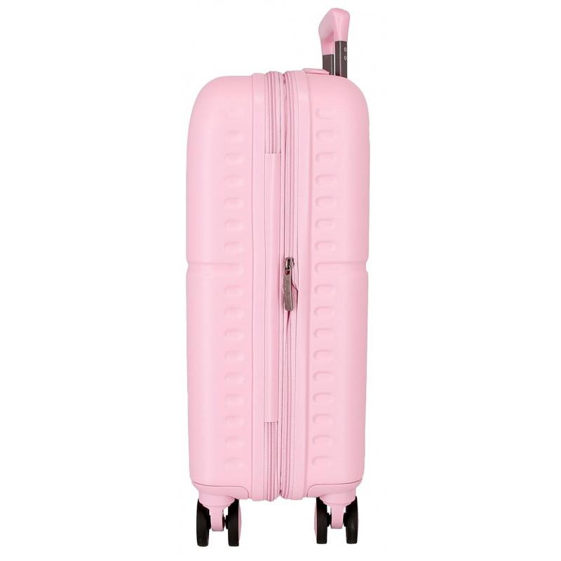 PEPE JEANS Highlight Light Pink, ABS Cestovný kufor, 55x40x20cm, 37L, 768862C (small exp.) 3