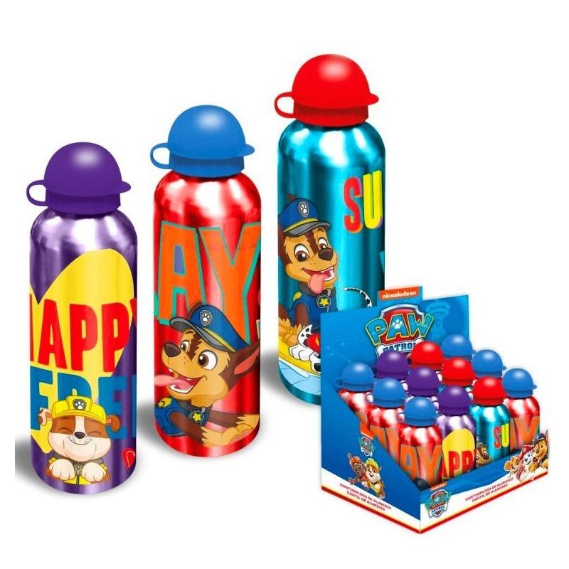 Hliníková fľaša na pitie PAW PATROL / modrá, 500ml, CD210A