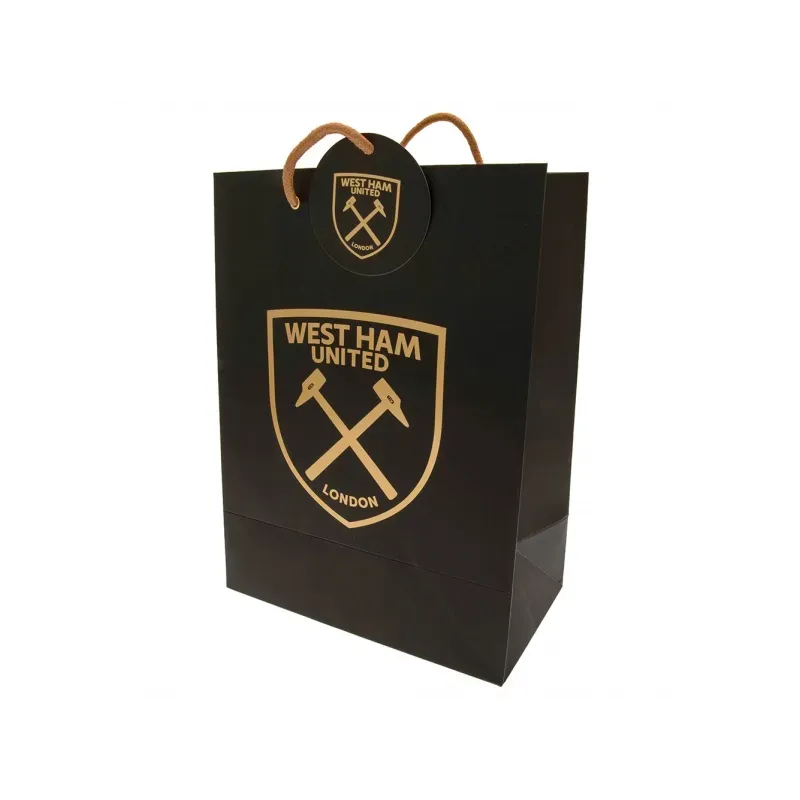 FOREVER COLLECTIBLES Darčeková taška WEST HAM UNITED F.C. Gift Bag, 33x24cm