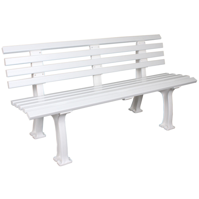 Freiburg tenisová lavička biela