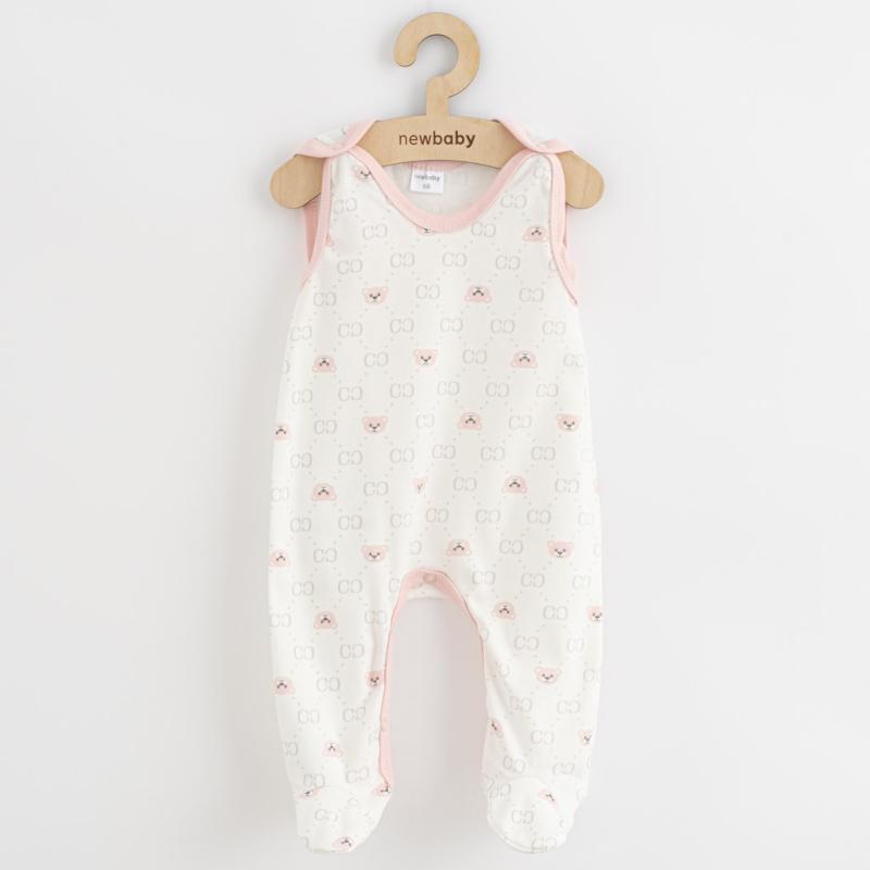 Dojčenské dupačky New Baby Classic II Dievča 3ks ružové 80 (9-12m) 1