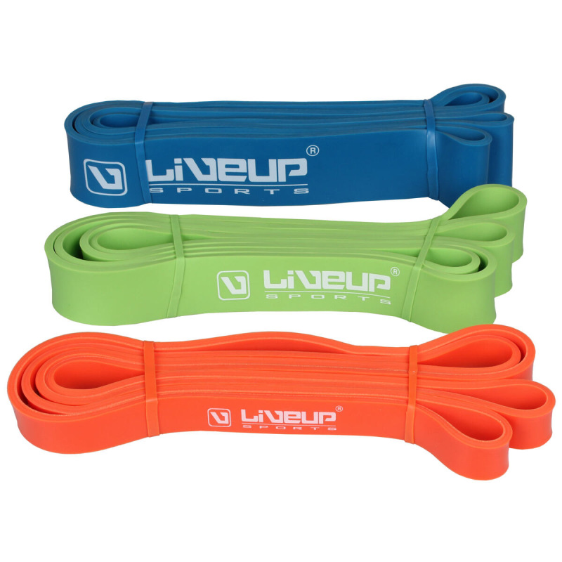 Aerobic guma posilňovacia guma 208 x 0,45 cm modrá 1