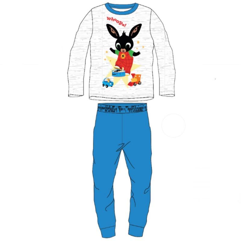 E plus M Chlapčenské bavlnené pyžamo ZAJAČIK BING, modré  - 6 rokov (116cm)