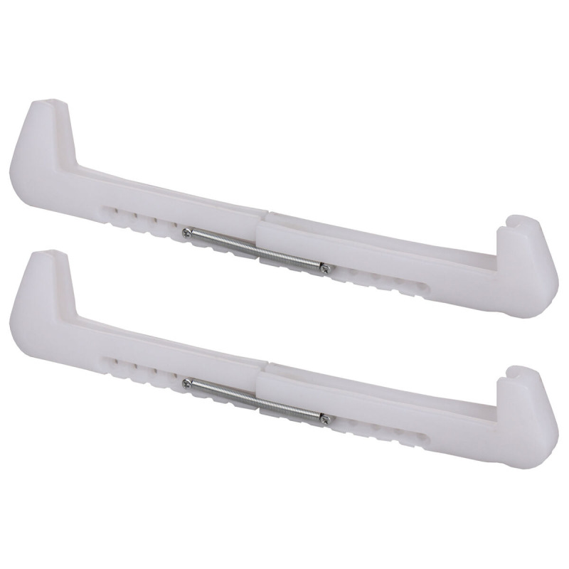 Plastové chrániče nožov korčúľ dvojdielný biela