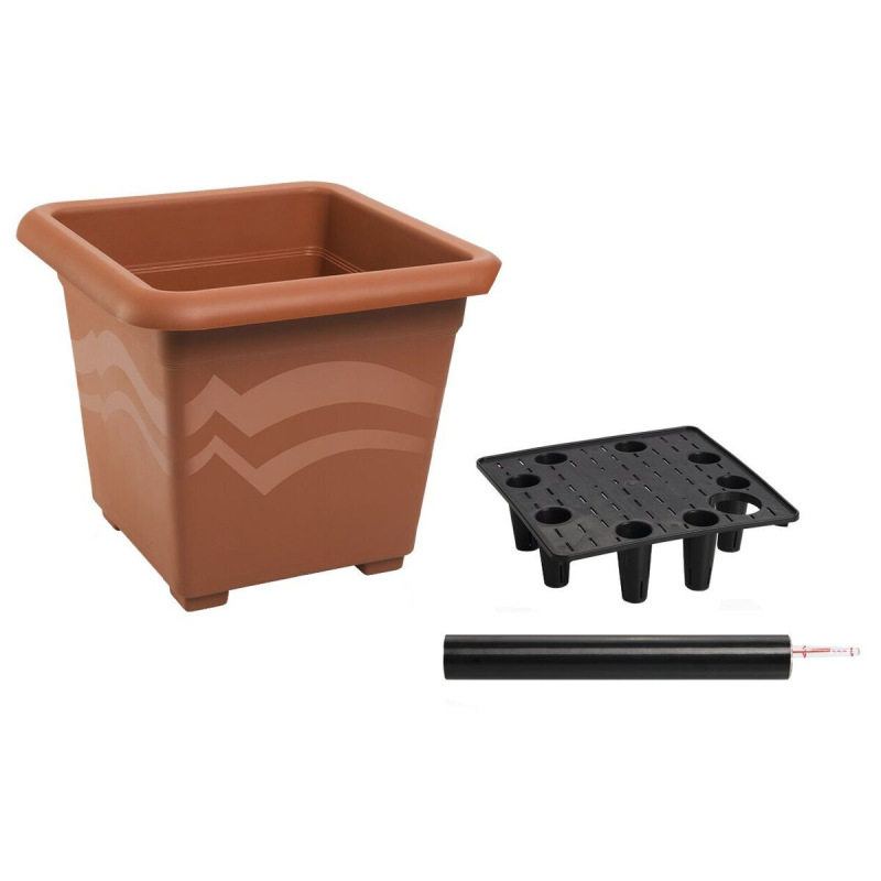 Quattro Aqua Pro samozavlažovací kvetináč terakota 2