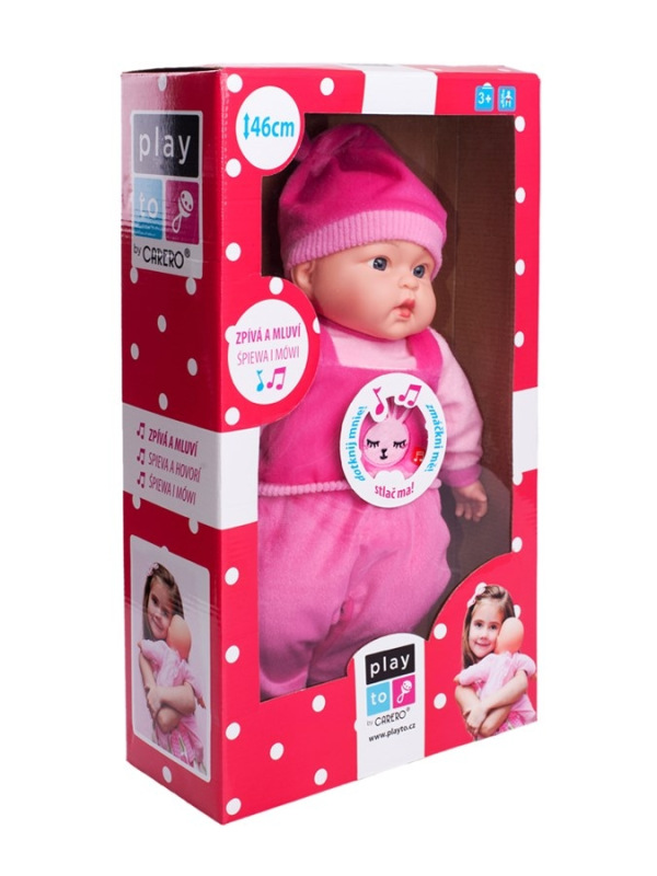 Poľsky hovoriaca a spievajúca detská bábika PlayTo Zosia 46 cm 5