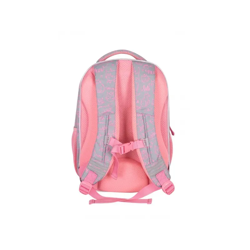 ASTRA ASTRABAG Anatomická školská taška / batoh PINK KITTY, AS2, 501022003