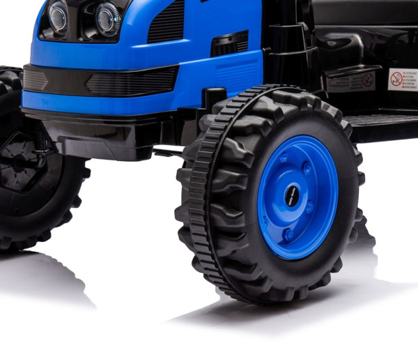Elektrický traktor s prívesom Milly Mally Farmer modrý 5