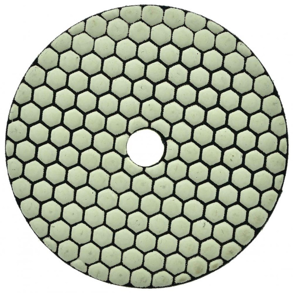 Brúsny diamantový kotúč 125 mm, zrno 3000 suchý zips, brúsenie na sucho, GEKO 2