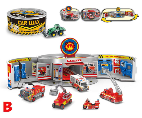 Rozkladacie parkovisko v plechovke 2