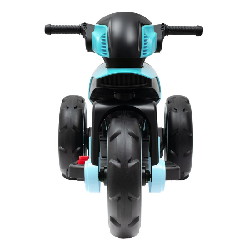 Detská elektrická motorka Baby Mix POLICE modrá 4
