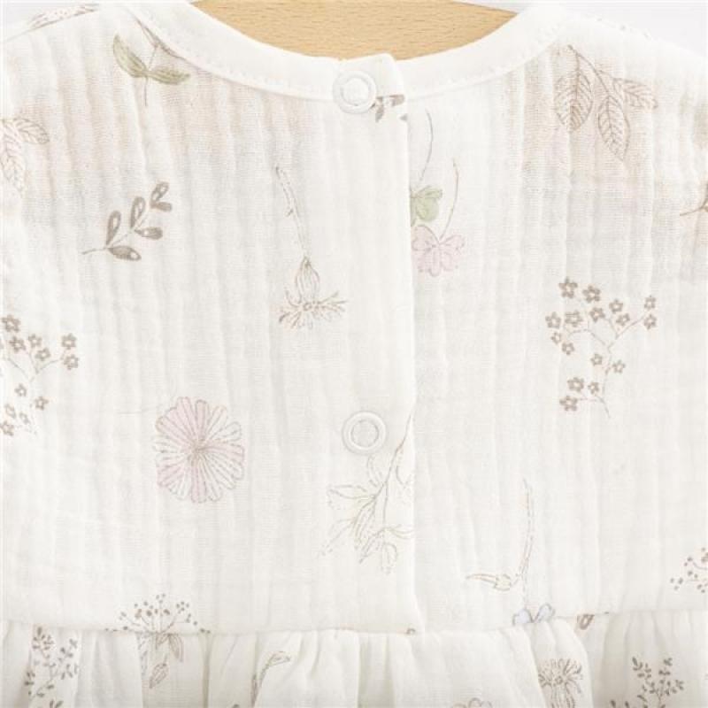 Dojčenské mušelínové šaty New Baby Zoe 80 (9-12m)