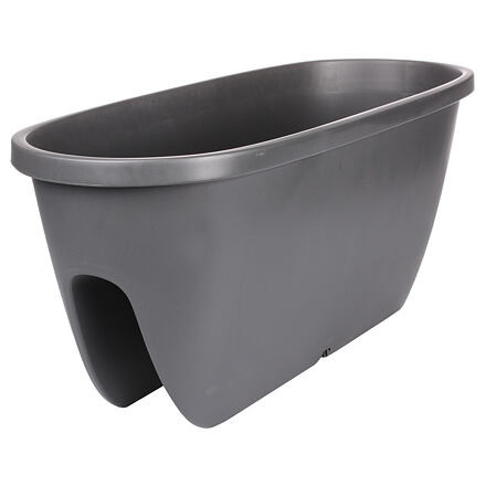 Plastkon Balconia OVI balkónový kvetináč 60cm antracitová