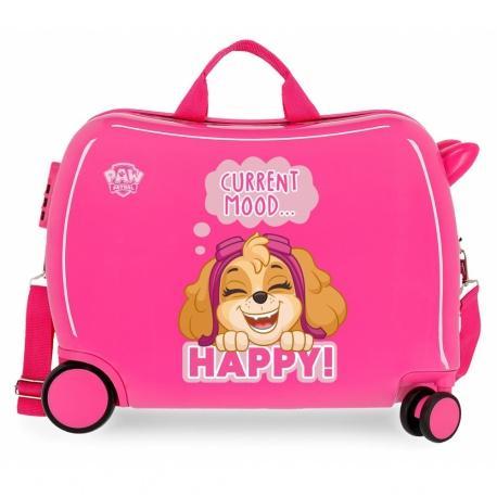 JOUMMA BAGS Detský cestovný kufor na kolieskach / odrážadlo PAW PATROL Pink, 38L, 2199823