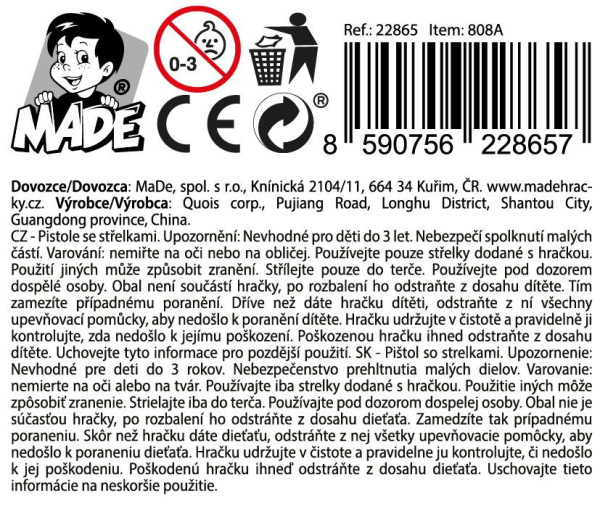 Pištoľ s nábojmi 1