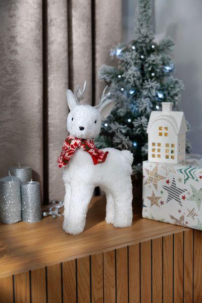 Stromček MagicHome Vianoce Snowy, jedľa v jute, zasnežený, 60 cm