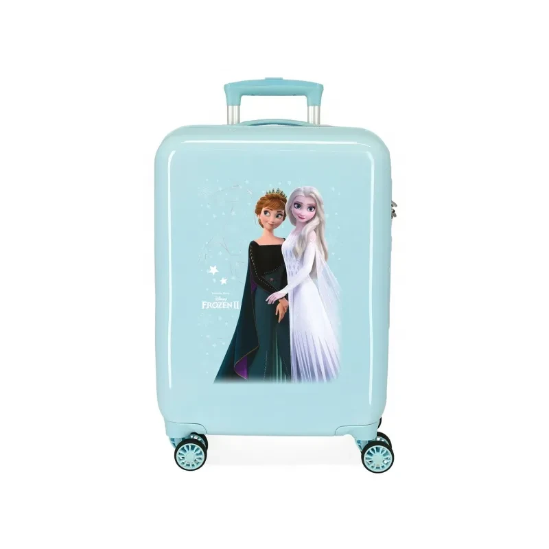 Luxusný detský ABS cestovný kufor DISNEY FROZEN Frosted Light, 55x38x20cm, 34L, 2431721