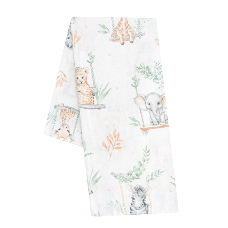 Flanelová plienka s potlačou New Baby ZOO