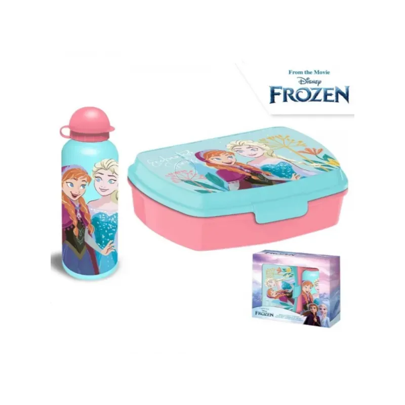 Súprava na desiatu / box + fľaša DISNEY FROZEN, FR50009