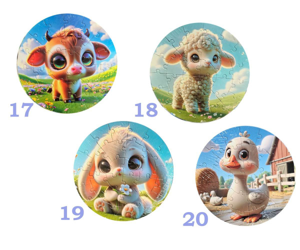 Magnetické puzzle zvieratko 4