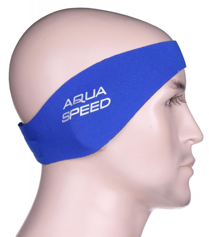 Aqua-Speed Ear Neo kúpacia čelenka senior modrá