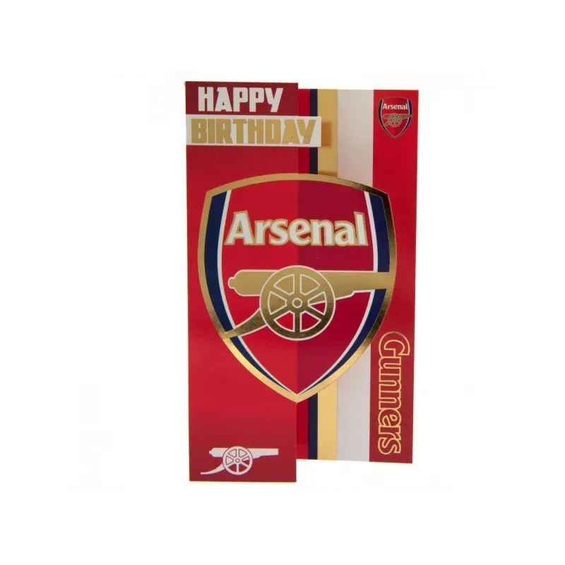 FOREVER COLLECTIBLES Narodeninové blahoželanie v obálke ARSENAL F.C. Birthday Card