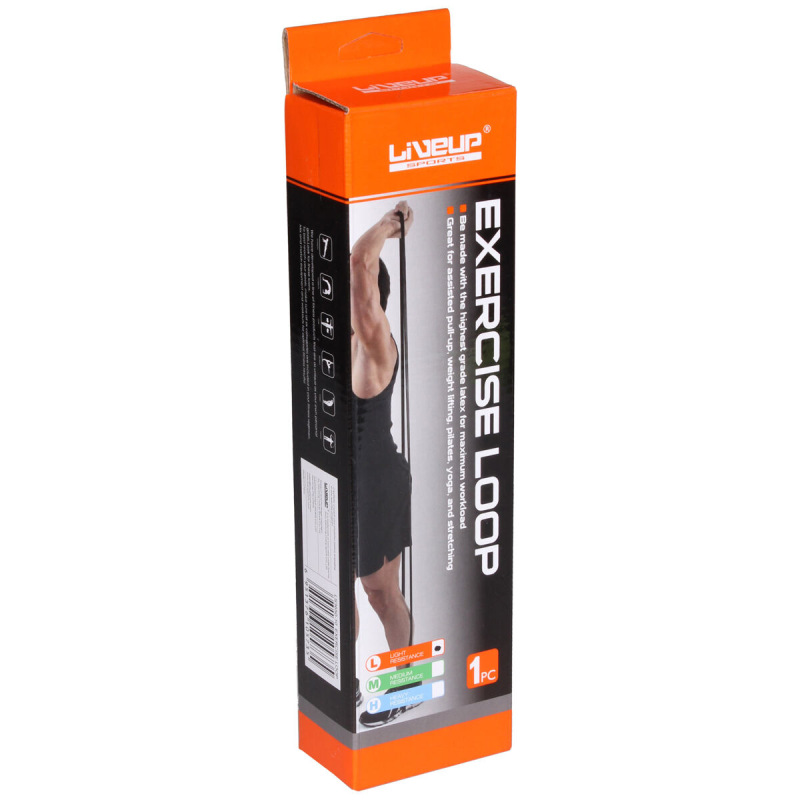 Aerobic guma posilňovacia guma 208 x 0,45 cm modrá 3