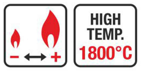 Spájkovacia lampa s reguláciou a kartušou 220g, otočný uzáver, ELICO 3