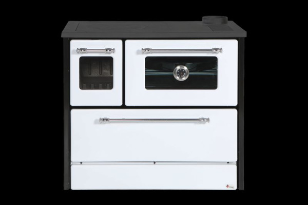 Sporák 701-G OMEGA Kuzine, 9,1 kW, so sklom, biely, pravý vývod 1