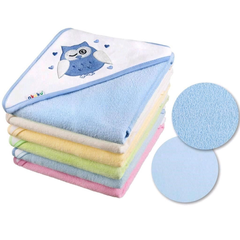 Detská osuška 100x100 Akuku bežová s medvedíkom 3