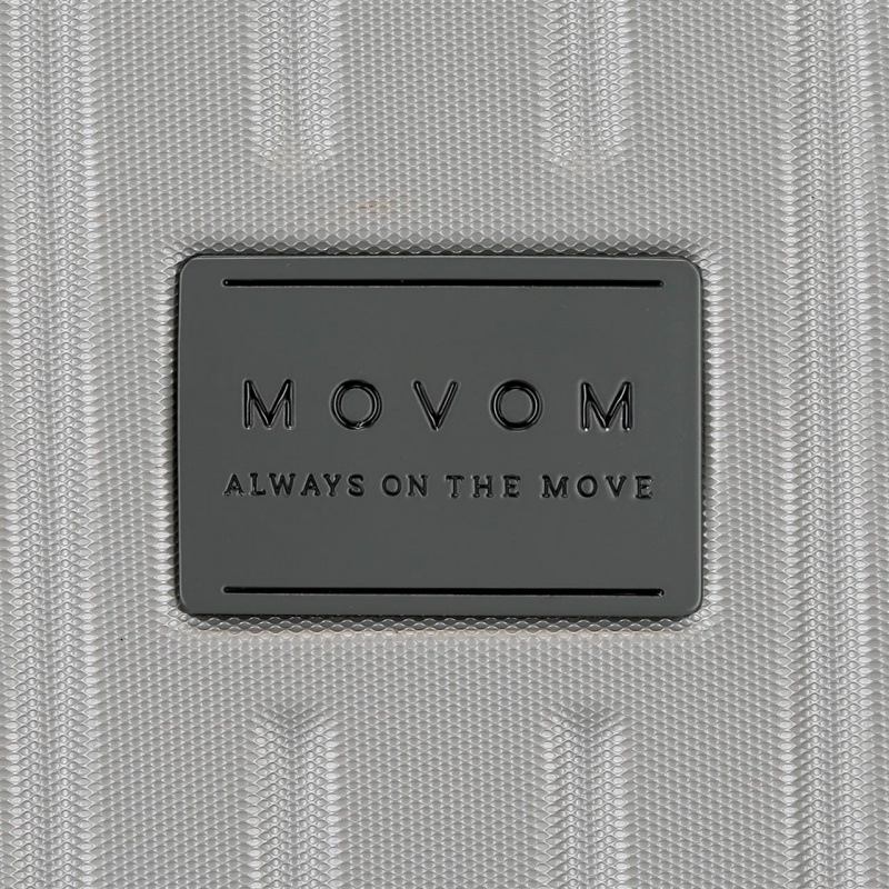 Veľký kufor Movom Timber Silver 78×53×31 cm, rozšíriteľný, 108 l, 5559322 7