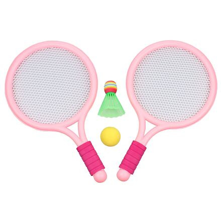 Racket Ball Games sada pálok s loptičkami ružová