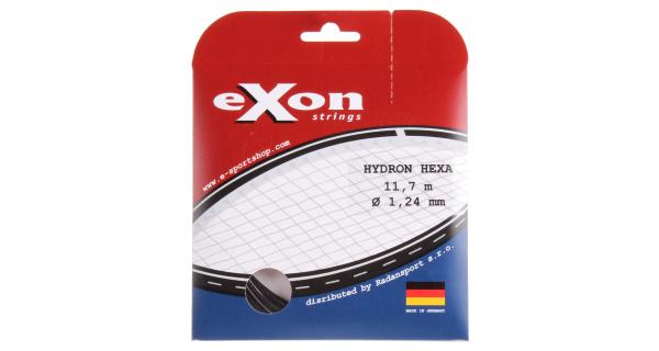 Exon Hydron Hexa tenisový výplet 11,7 m čierna