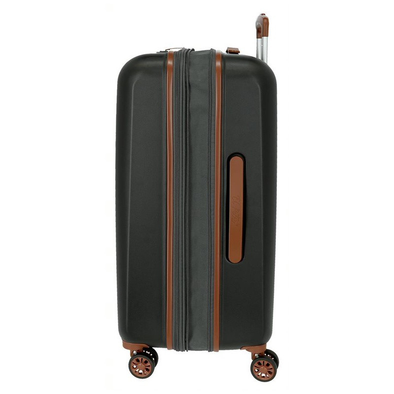 EL POTRO Ocuri Grey, Sada luxusných ABS cestovných kufrov 70cm/55cm, 5128921 10