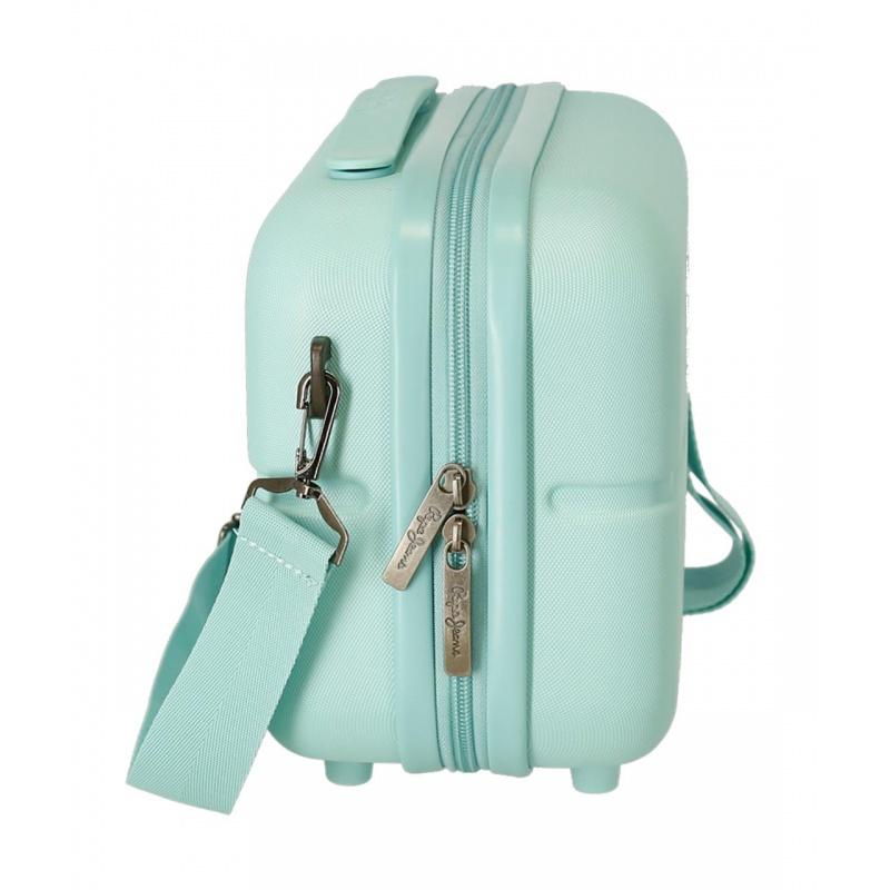 PEPE JEANS Highlight Turquesa, Cestovný kozmetický kufrík, 21x29x15cm, 7683925 8