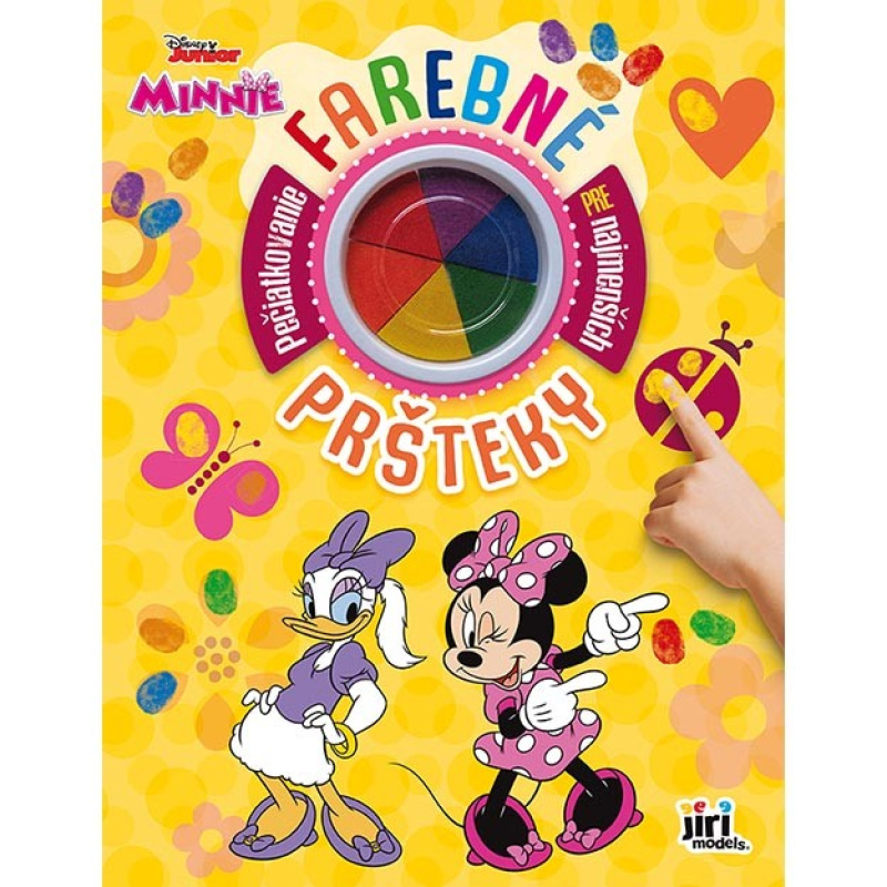 Farebné pršteky Minnie