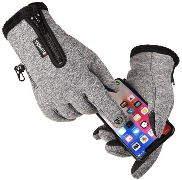 Merco Screen Touch športové rukavice sivá