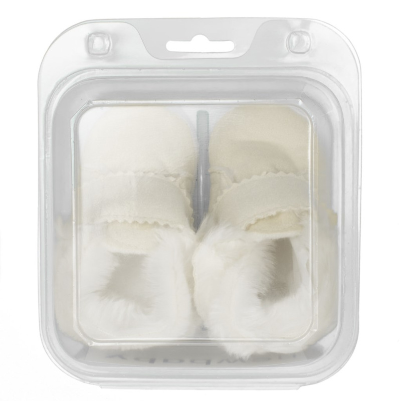 Dojčenské zimné semiškové capačky New Baby 3-6 m béžové 3-6 m 3