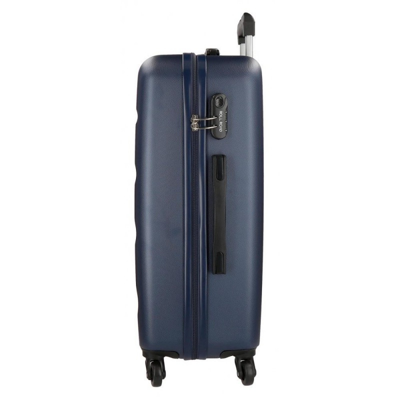 ROLL ROAD Flex Navy Blue, Sada ABS cestovných kufrov, 55-65-75cm, 5849462 3