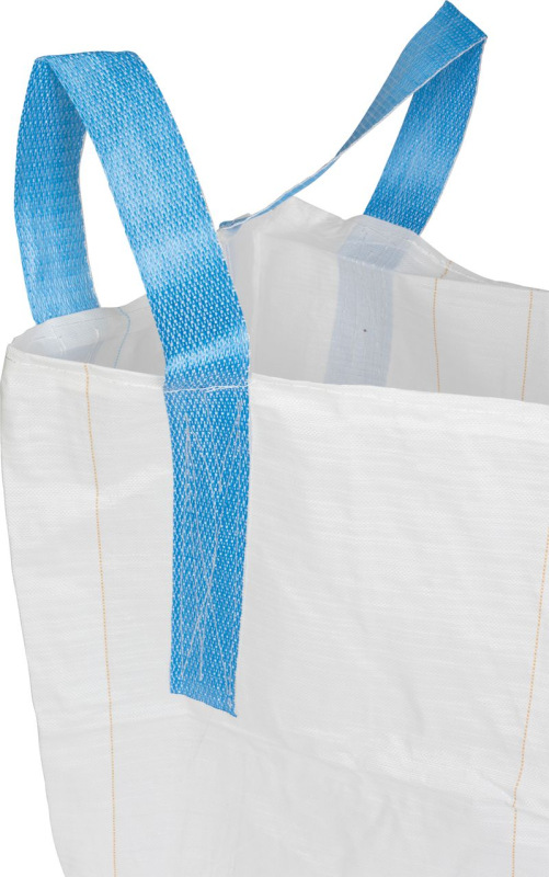Vak BigBag TOF4, 70x70x70 cm, PP, 4 uši, biely, vrece rovné dno, max. 800 kg 1