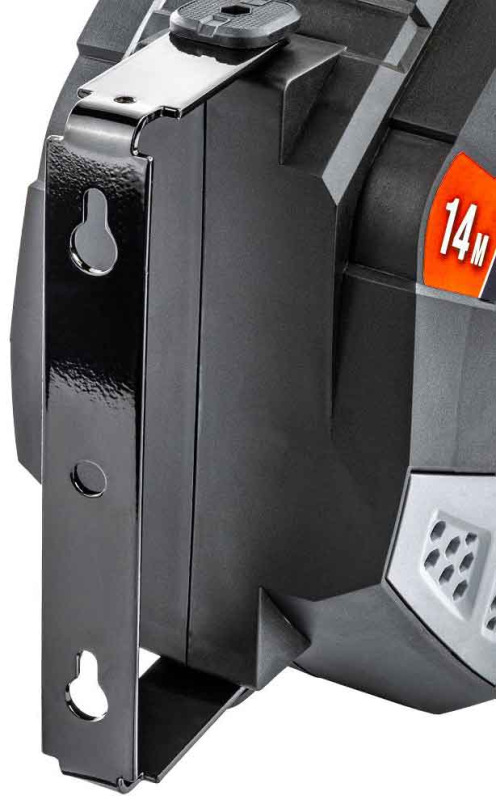 Navíjací bubon s držiakom na stenu s hadicou na vzduch, 6,5 x 10 mm, dĺžka 14 m, POWERMAT 4