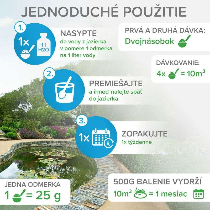 Aktivátor Mr.Bacteria No.3, do jazierka, 500 g 4