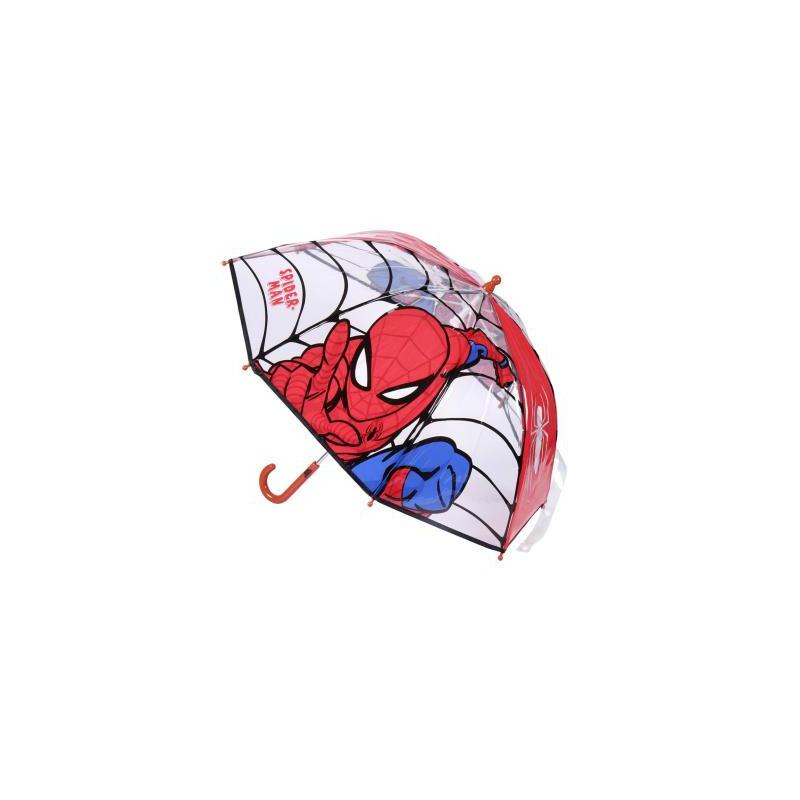 CERDÁ Detský dáždnik SPIDERMAN Transparent, 2400000654